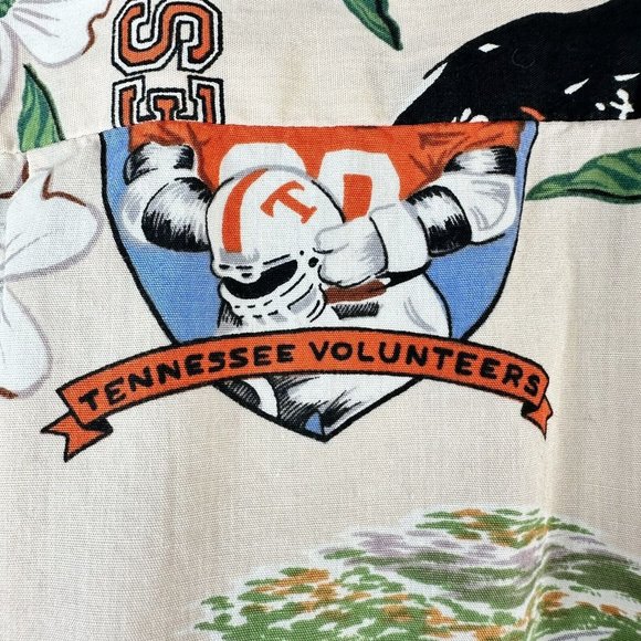 Reyn Spooner Mens University Of Tennessee Hawaiian Shirt XL Smokey Short Sleeve - Picture 9 of 12